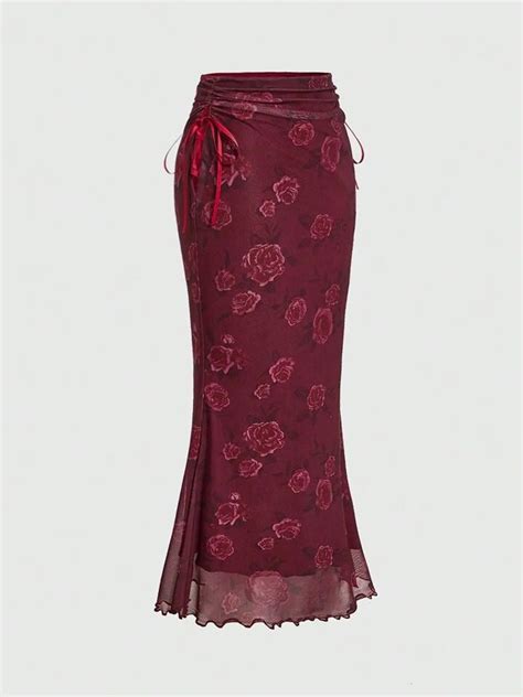 Tied Straight Skirt | Savana | Bestsellers