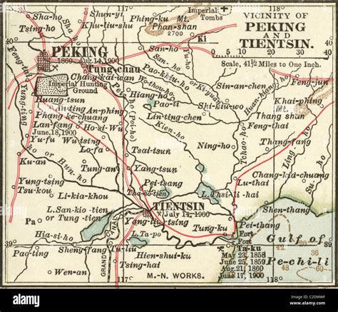 Beijing map hi-res stock photography and images - Alamy