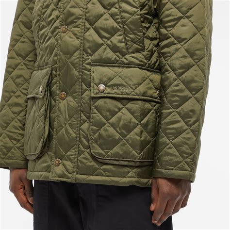 Barbour Men's Ashby Quilt Jacket in Olive Barbour