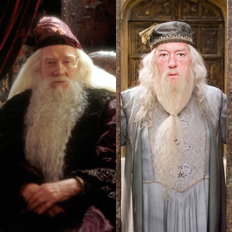 Richard Harris Dumbledore Vs Michael Gambon