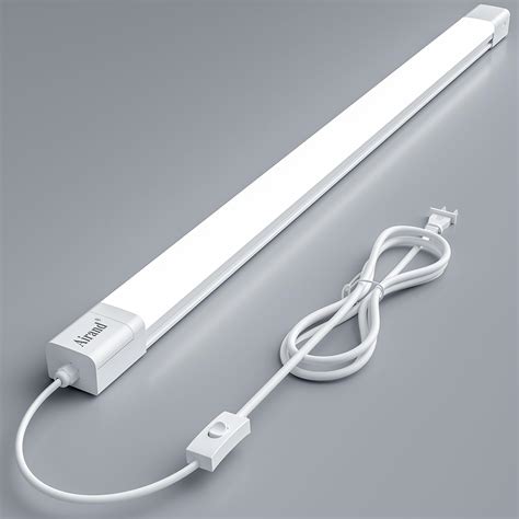 Airand 5000K Plug in Ceiling Light, 4FT Linkable LED Shop Light with ON ...