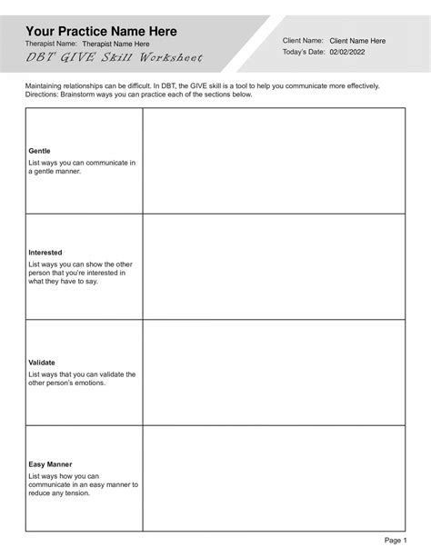 Dbt Pros And Cons Worksheet - Printable And Enjoyable Learning