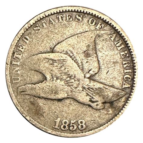 u003e1858 U.S. Flying Eagle Cent - Small Letters | Property Room