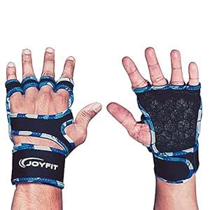 Buy Joyfit - Weightlifting Gym Gloves- with Thick Wrist Wrap Support ...