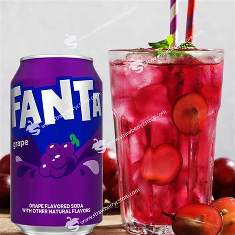 Nước Ngọt Có Gas Vị Nho Fanta Grape Soda Fruit Flavored Soft Drink, Lon ...