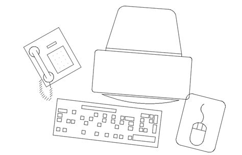 Computer Table Top View Drawing 的图像结果
