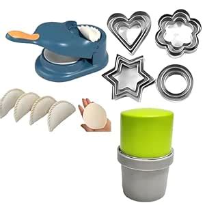 Buy TRADETEX Dumpling Maker 2 in 1, Momo Maker, Gujiya Maker Machine 12 ...