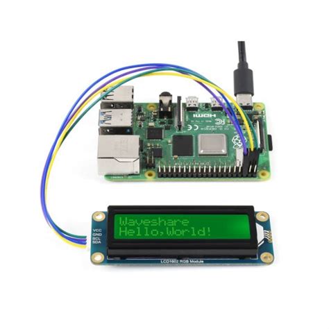 Buy LCD1602 RGB Module, 16x2 Characters LCD, RGB Backlight, 3.3V/5V ...