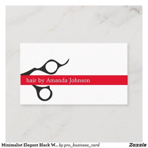 Hair Stylist Business Cards 的图像结果