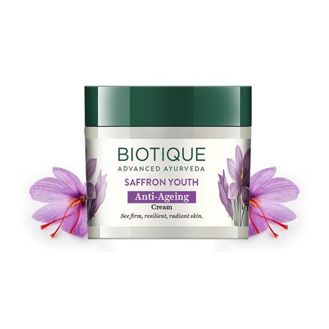 Anti Aging Cream with Saffron for Youthful Glow- Biotique