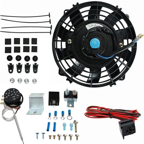 7 Slim Push Pull 12V Electric Radiator Cooling Fan | Ubuy India
