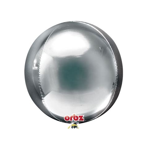 globo helio esfera plata