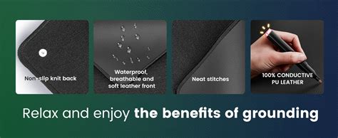 Amazon.com: Grounding Mat for Desk, Grounded Mats for Sleep, Pain ...