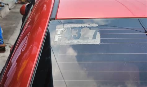 Remove Car Window Sticker 的图像结果