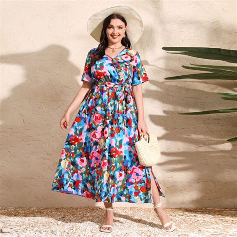 Plus Size Boho Floral Dress | Bohemian, Hippie & Gypsy Fashion | India ...