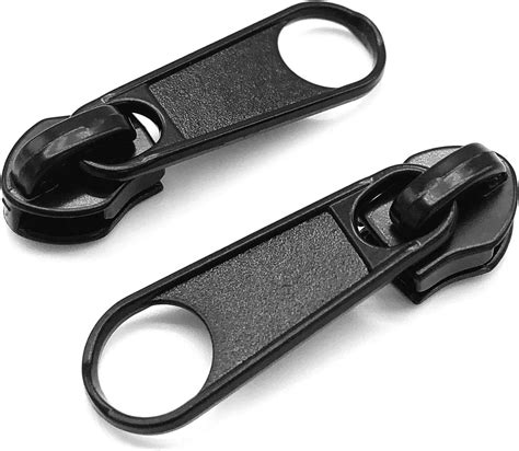 Goyunwell #5 Zipper Pulls Black Nylon Coil Zipper Pull Replacement Bulk ...