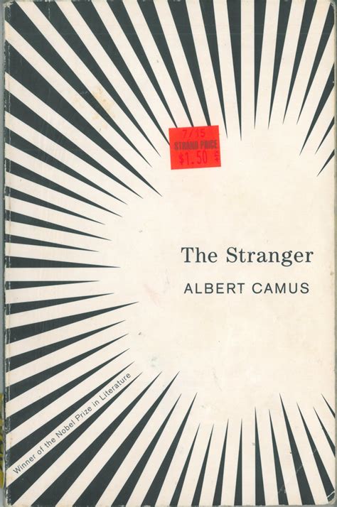 Strand Book Store — Annotated passage, The Stranger by Albert Camus,...