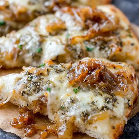 6-Ingredient Caramelized Onion Flatbread Pizza