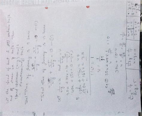 A man can row a boat 30 km/hr upstream and 44 km/hr downstream in 10 ...