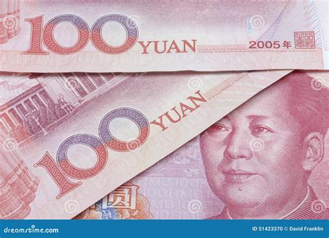 China, Chinese Money, 100 Yuan Currency Bills Stock Photo - Image of close, cash: 51423370