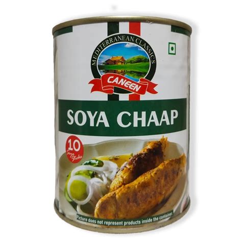 Caneen SOYA Chaap Veg SOYA Chaap, Rich in Protein,Vegan SOYA Chaap-850 ...