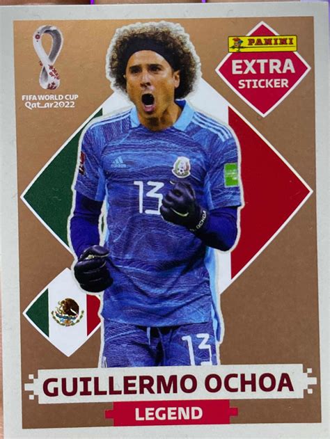 Extra Sticker Panini Guillermo Ochoa Bronce | Envío gratis