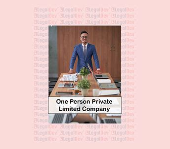 How to Register One Person Company (OPC) Online | Legaldev