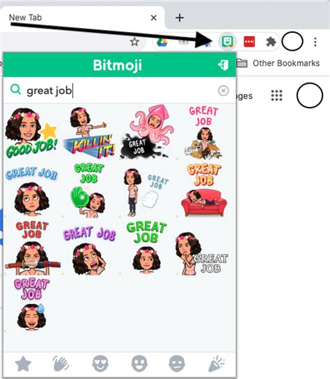 Image result for Bitmoji Extension