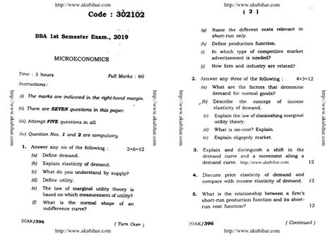 Bba-1-sem-microeconomics-302102-2019 - ballb - Studocu
