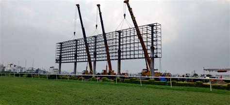 INDIAS LARGEST LED DISPLAY- Race Course, Hyderabad | Shilanyas Architects