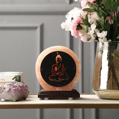 Buy Himalayan Pink Salt Buddha Glow Lamp Online in India - Mypoojabox.in