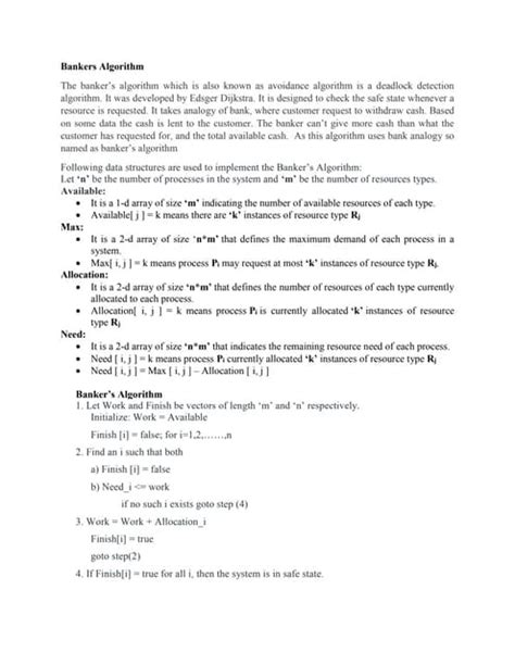 Image result for Bankers Algorithm Request