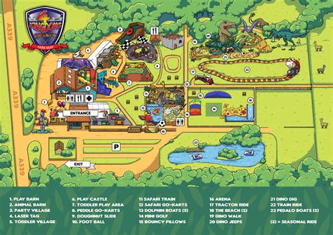 Park Map – 4 Kingdoms Adventure Park & Family Farm