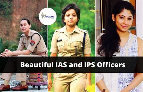 Top 10 Beautiful IAS and IPS Officers in INDIA - Awesome India