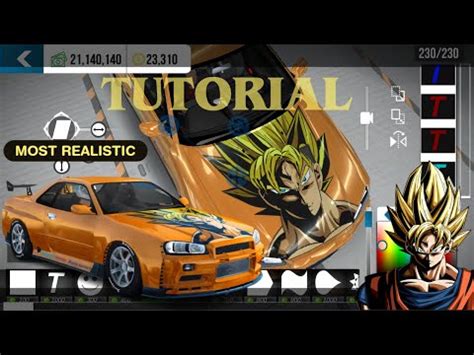Realistic GOKU itasha on R34 TUTORIAL | CAR PARKING MULTIPLAYER - YouTube