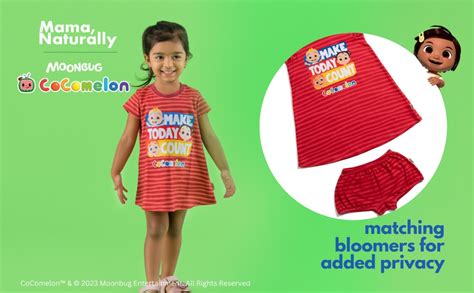 Buy Mama, Naturally Premium CoComelon Print Unisex-child Cotton light ...