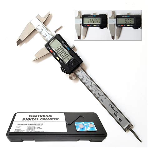 Digital Caliper,Electronic Digital Calipers, YKLSXKC 0-6" Calipers ...