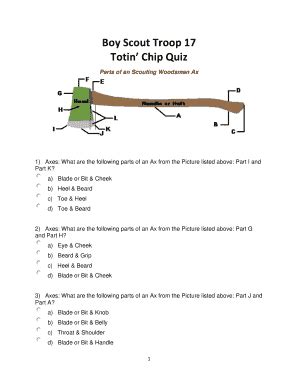 Boy Scout Troop 17 Totin39 Chip Quiz - Boy Scout Troop 17 Roanoke ...