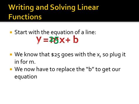 Image result for Solving Linear Functions