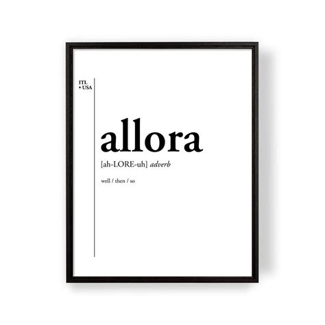 Allora Definition, Italian Slang Funny Print, Funny Quotes, Dictionary ...