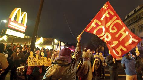 McDonald’s Workers Are Striking for a $15 Minimum Wage – Mother Jones