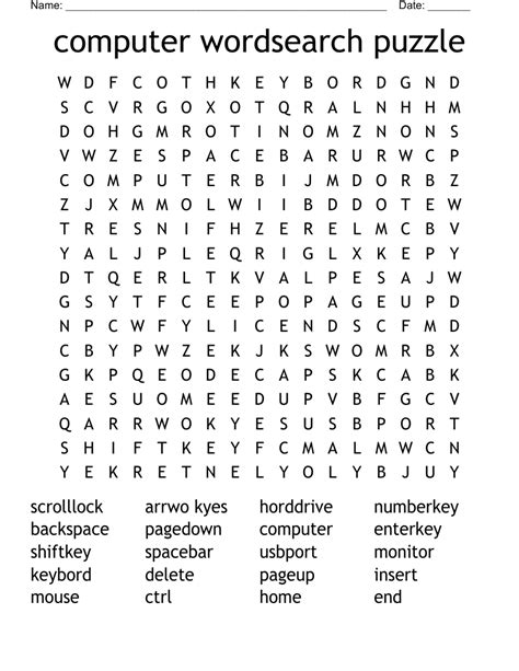 Image result for Computer Word Search