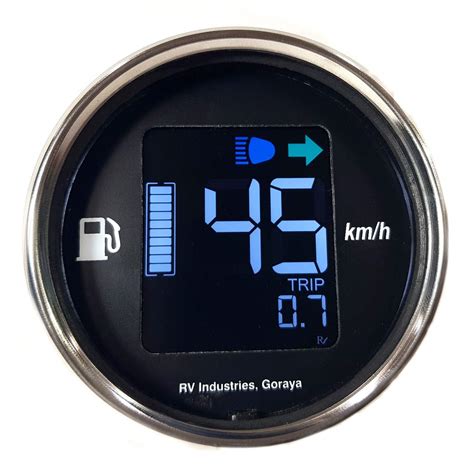 RV Speedoz Digital Speedometer for The Bullet 500 (Black, 500 cc ...