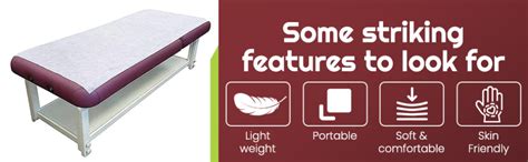 Simplisa 30 GSM Disposable Bed Sheets for Spa, Clinic, Travel, Salon ...