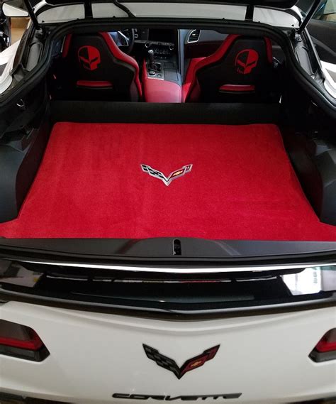 C7 Corvette Stingray Cargo Mat with C7 Crossed Flags - Red – All Car ...