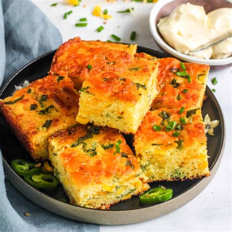 Jalapeno Cheddar Cornbread Recipe - The Ultimate Fall Food - The Fit Care