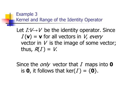 Identity Operator 的图像结果