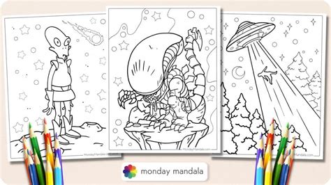 Image result for Alien Tripod Coloring Pages