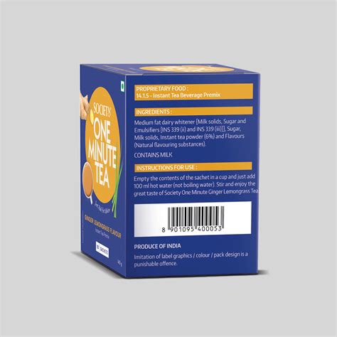 OMT Ginger Lemongrass Premix - Pack of 2 – Society Tea