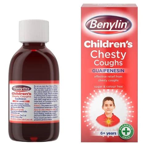 Benylin Children Wet Cough Mucus Relief Ages To 12 100ml, 50% OFF